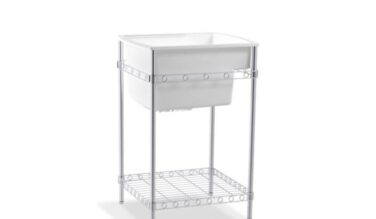 Sterling plumbing Latitude® 25'' X 22'' Utility Sink With Stand