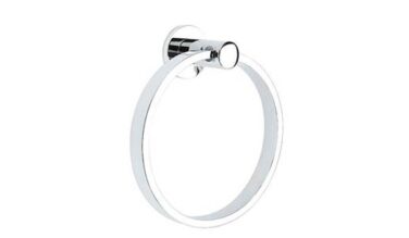 Emtek Brass Modern Towelring