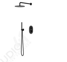 Artos Trova Trim Kit 2-outlet Round Thermostatic W/ Built In Diverter Rain & Hand Held