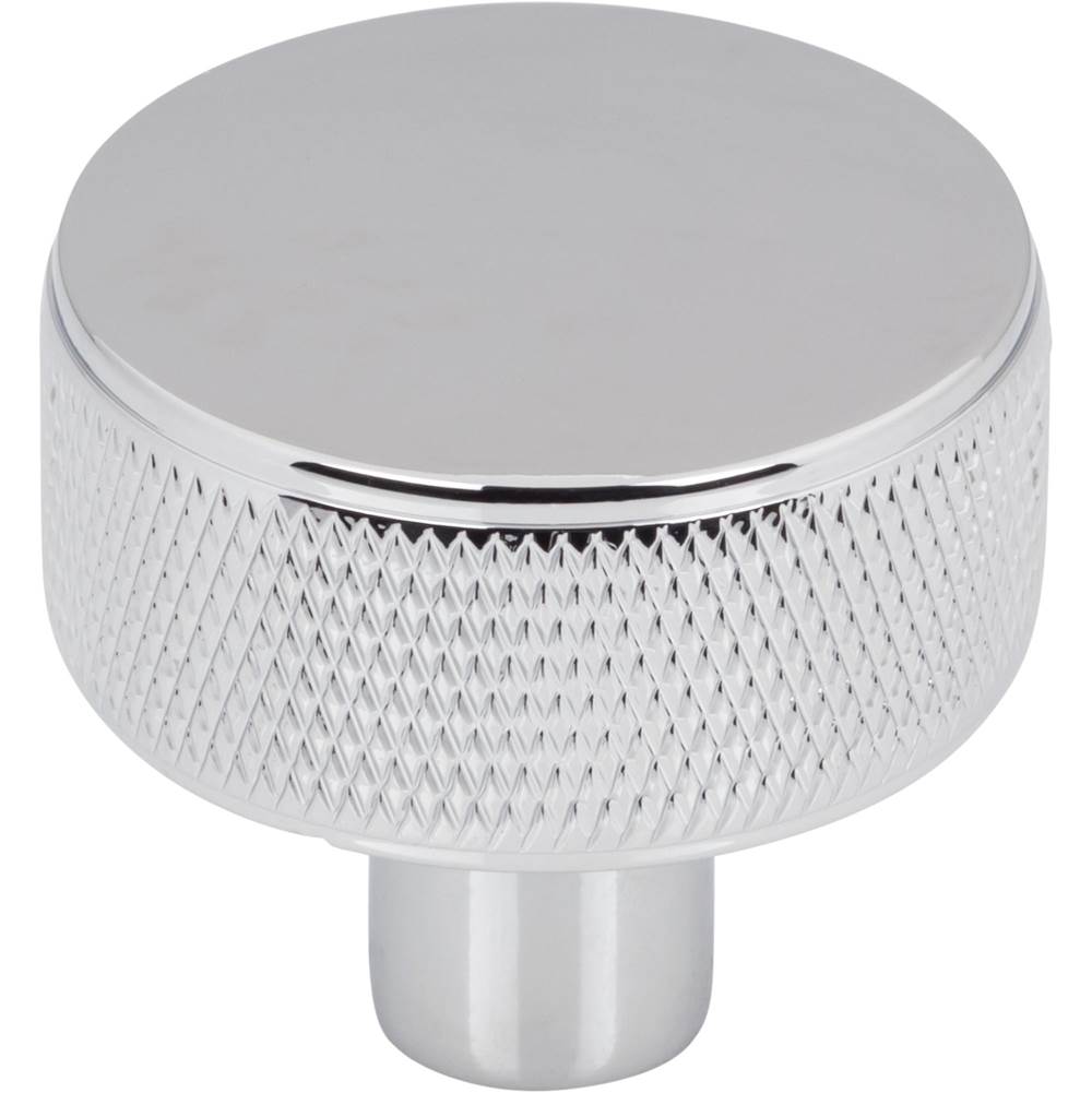 Top Knobs TK3230PC Polished Chrome TK3230PC Burnham 1 1/4'' Length Round Kno - Polished Chrome