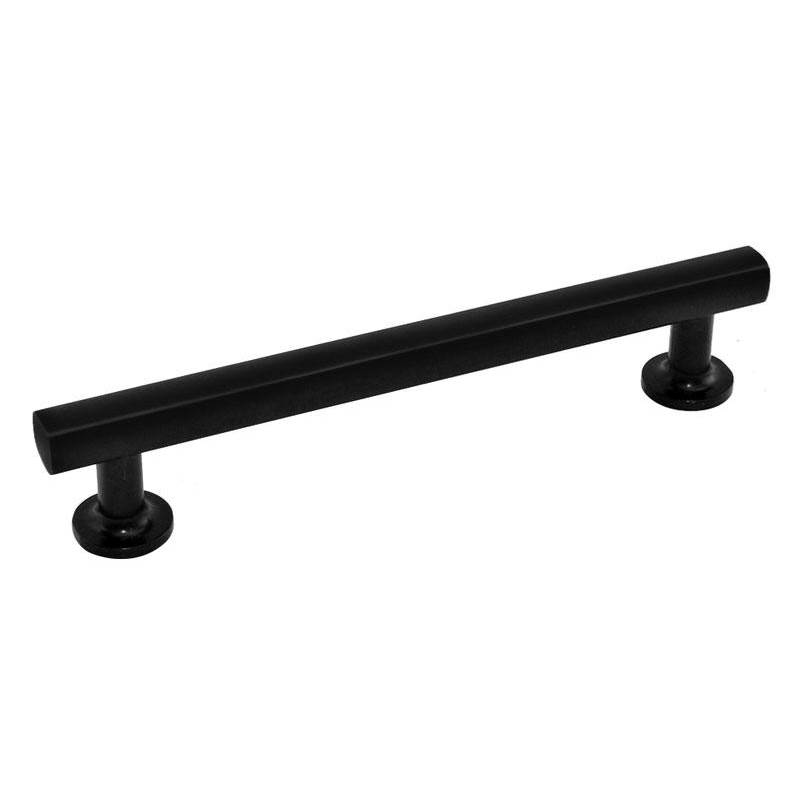 Emtek 86456US19 Flat Black 86456US19 Freestone Pull, Cabinet, 8'' - c, Us1 - Flat Black