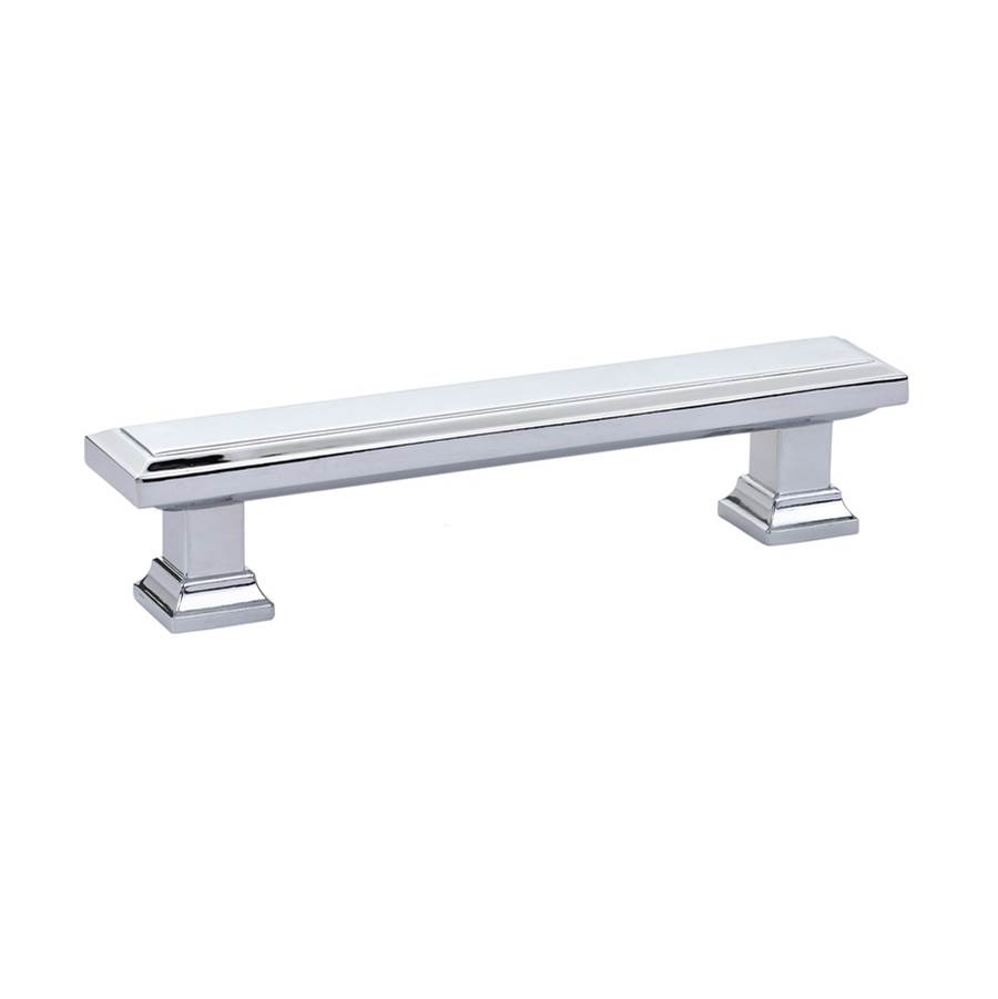 Emtek 86492US26 Polished Chrome 86492US26 Geometric Rectangular Pull, 5'', Us2 - Polished Chrome