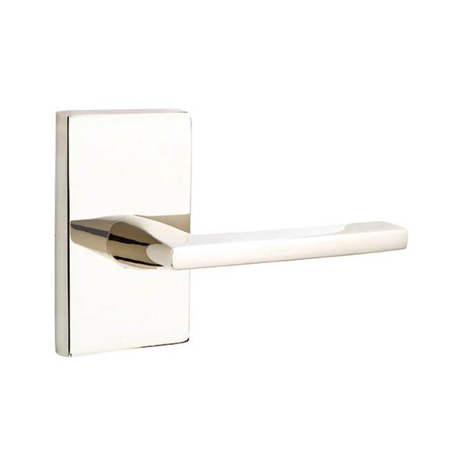 Emtek C5112HLOUS14 Polished Nickel C5112HLOUS14 Concealed, Passage, Modern Rectangular Rosette, Helios Lever, Us - Polished Nickel