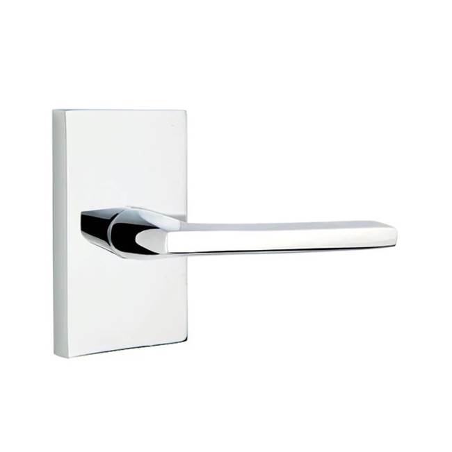 Emtek C5112HLOUS26 Polished Chrome C5112HLOUS26 Concealed, Passage, Modern Rectangular Rosette, Helios Lever, Us - Polished Chrome