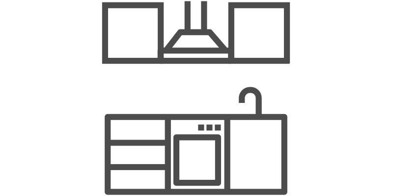 icon of a kitchen cabinetry