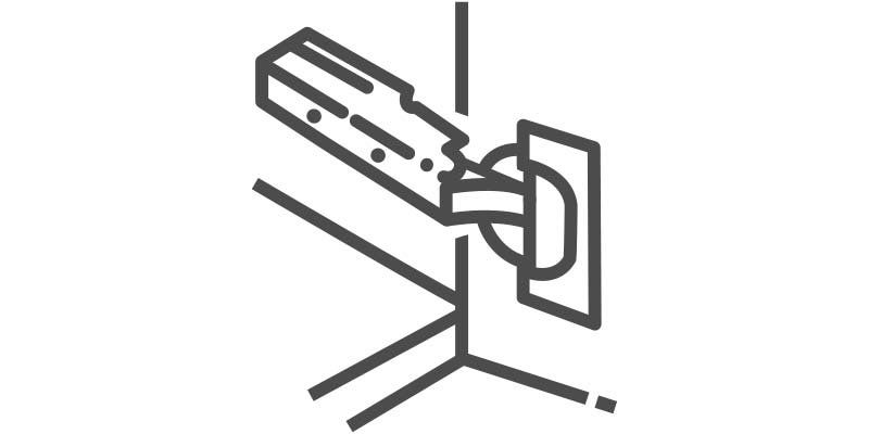 icon of a cabinet hinge