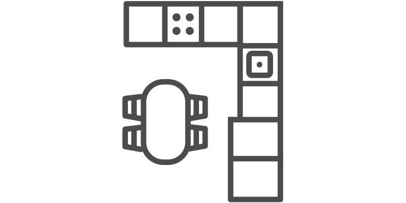 icon of a kitchen layout