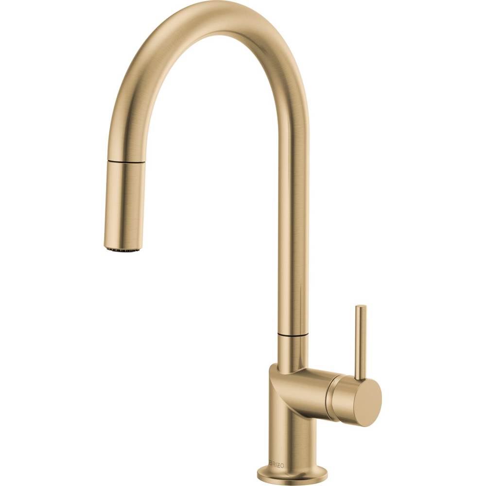 Brizo 63075LFGLLHP Luxe Gold 63075LFGLLHP Odin Pull-down Faucet With Arc Spout - Less Handle - Luxe Gold