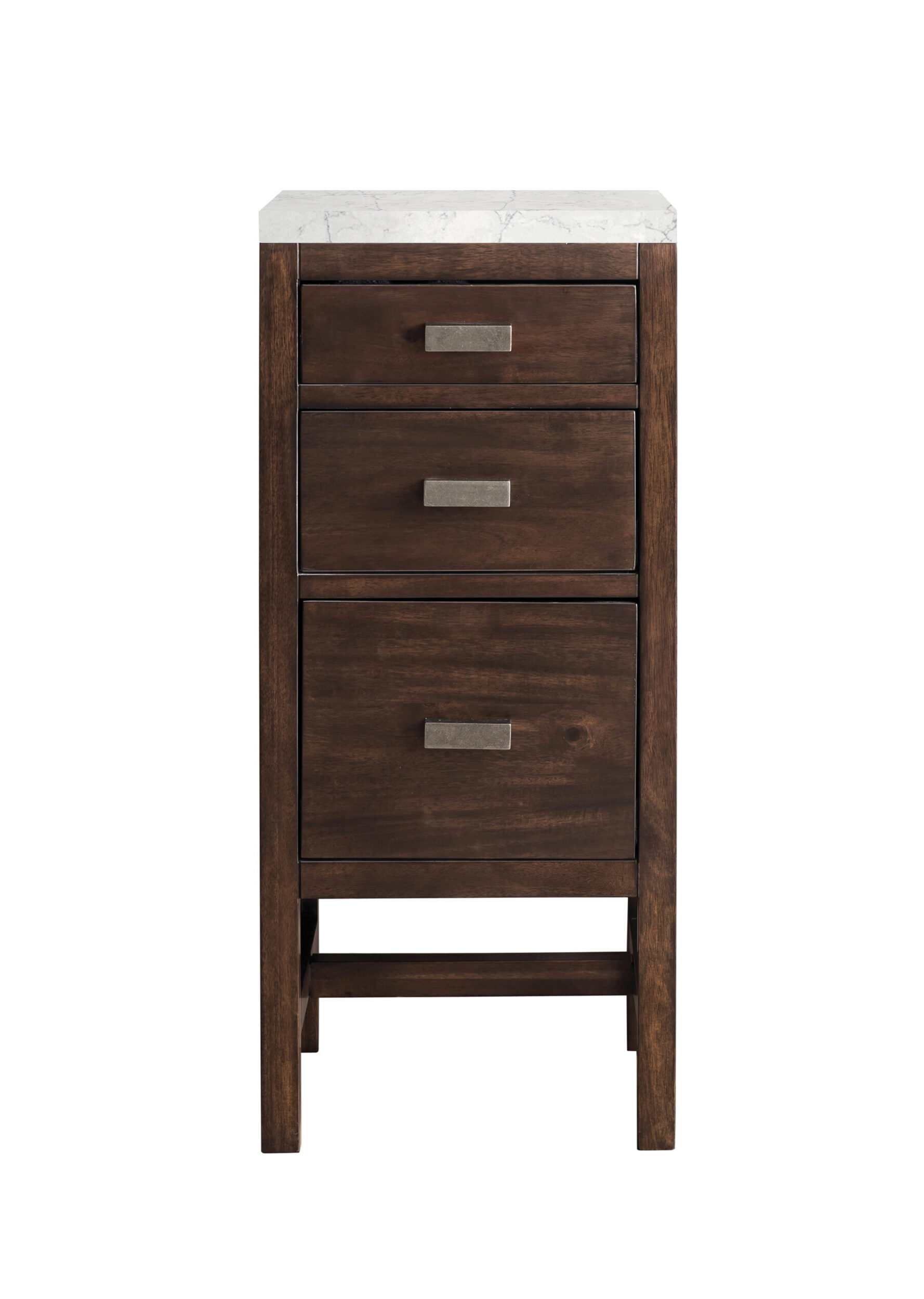 James Martin Vanities E444BC15MCA3EJP Finish Unknown 5 E444BC15MCA3EJP Addison 15 Base Cabinet, Mid-century Acacia W/ 3 Cm Eternal Jasmine Pearl Silestone Top