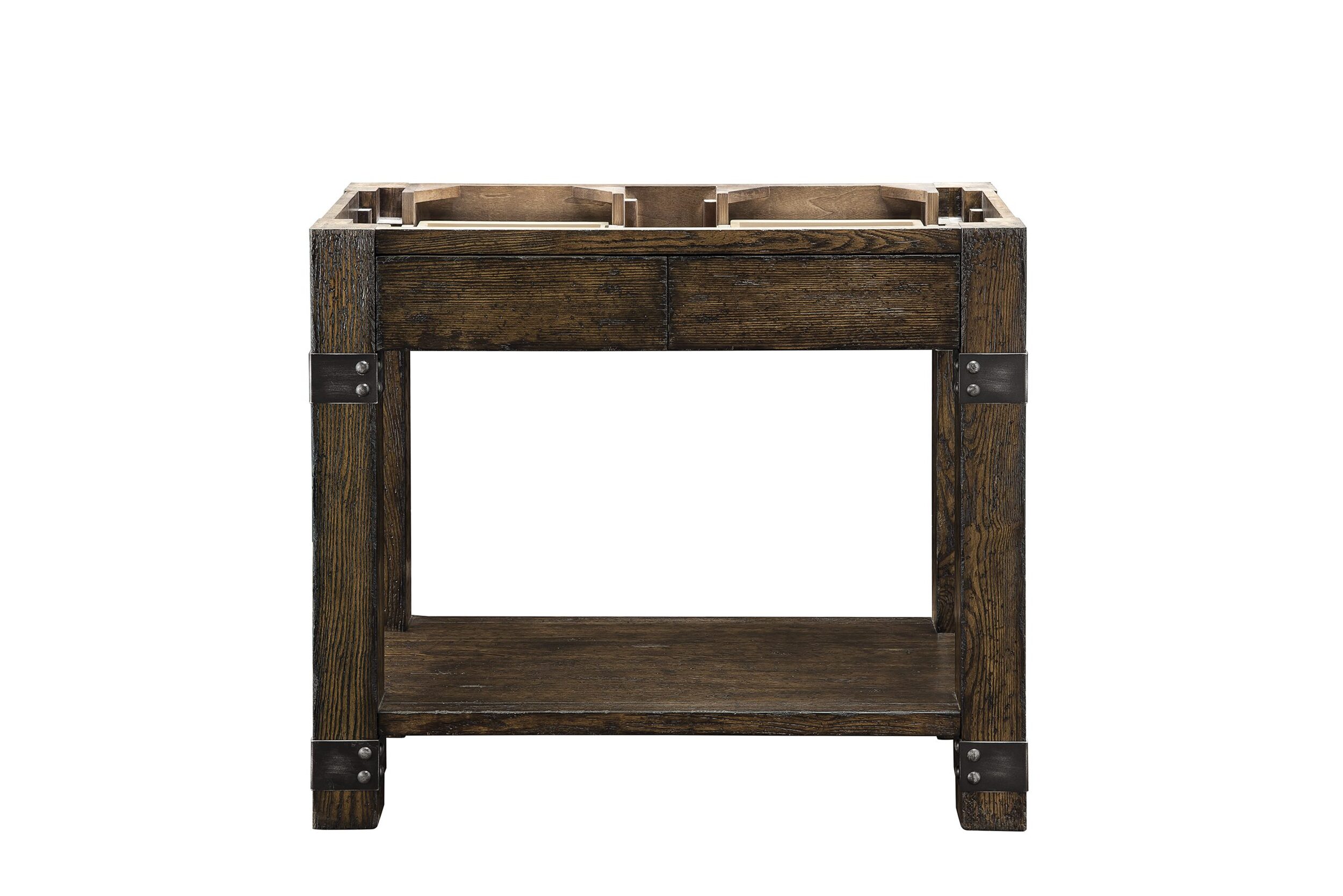 James Martin Vanities C205V395RSA Rustic Ash C205V395RSA Brooklyn 39.5 Single Console - Rustic Ash