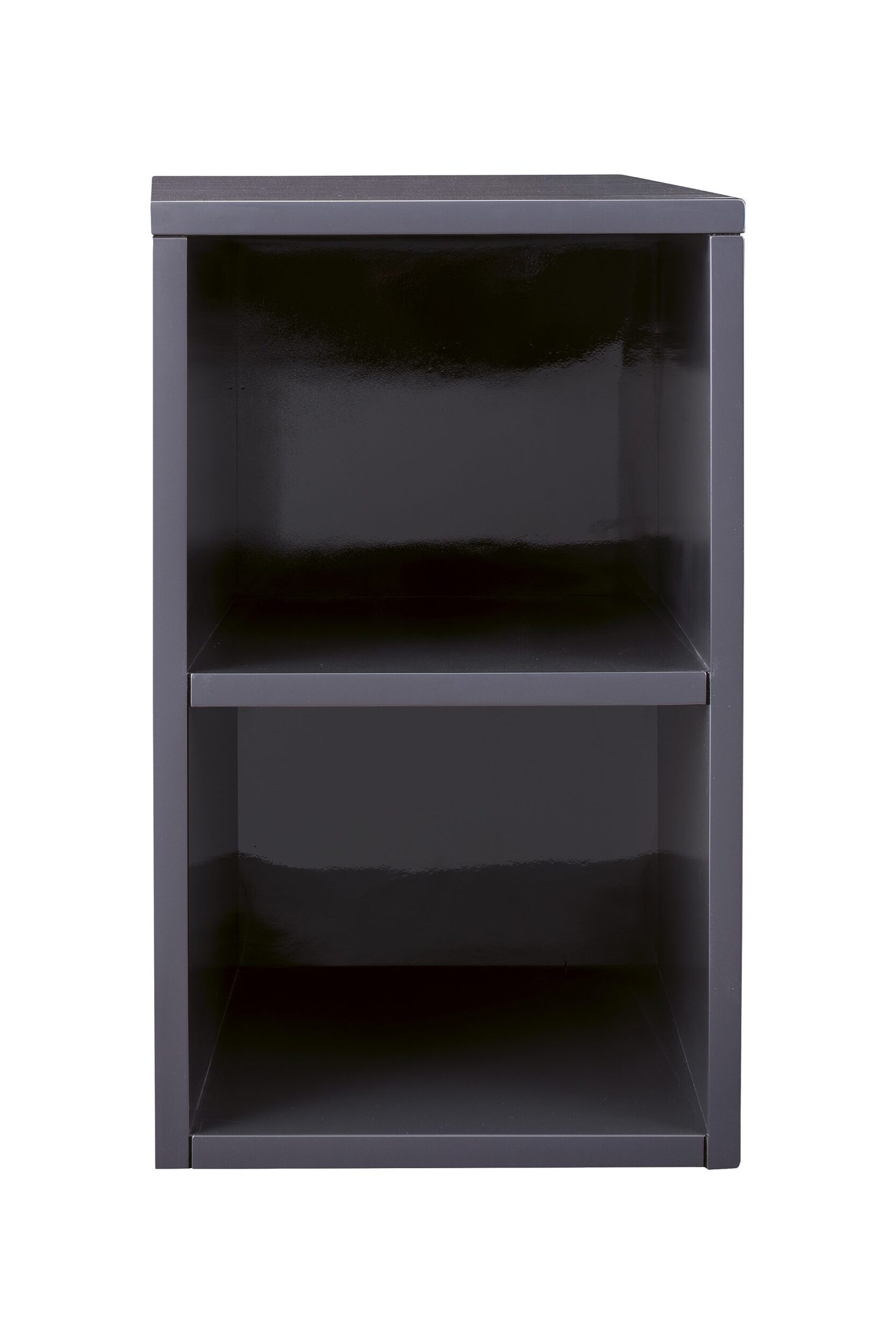 James Martin Vanities 803SC1220MGG Modern Grey Glossy 803SC1220MGG Milan 12 Storage Cabinet (short) - Modern Grey Glossy