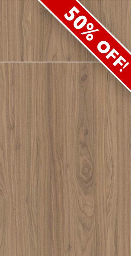 Allure Manhatten cabinet door in Nordic Walnut color