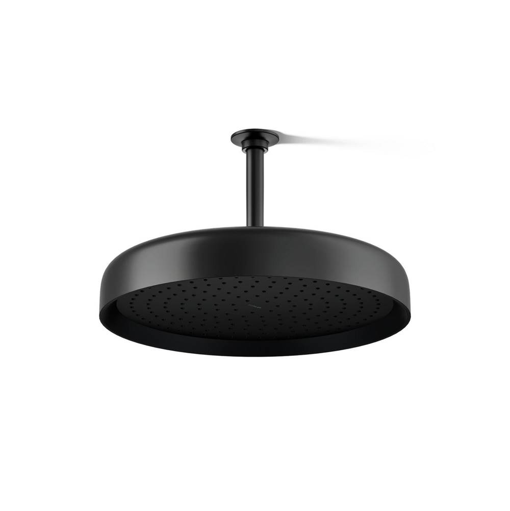 Kohler K26292BL Matte Black K26292BL Statement Round 14'' Singl - function Rainhead, 2.5 Gp - Matte Black