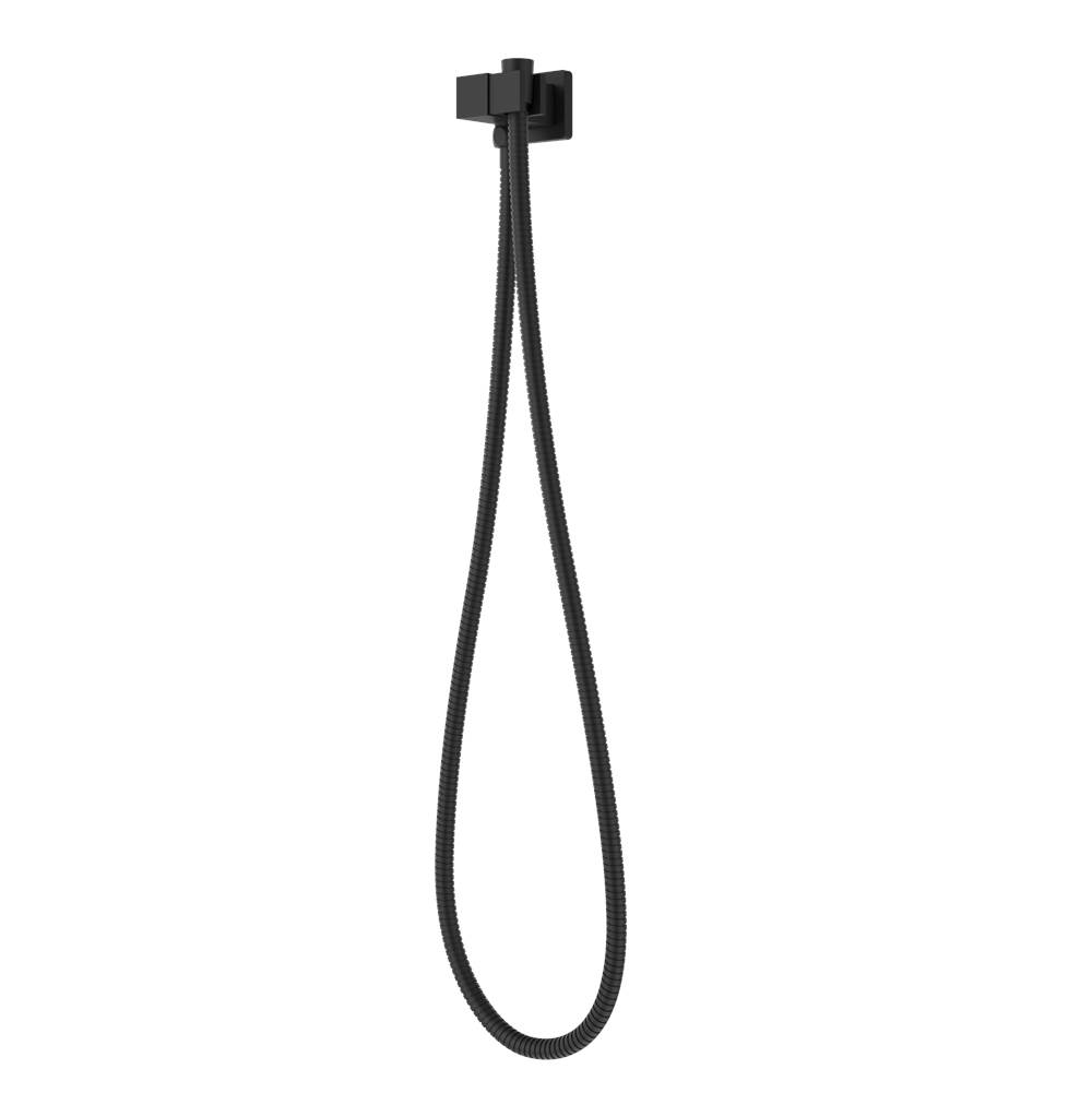 Pfister HSK02SHWB Matte Black HSK02SHWB Modern Square - piece Handheld Shower Kit With 60 In. Hose I - Matte Black