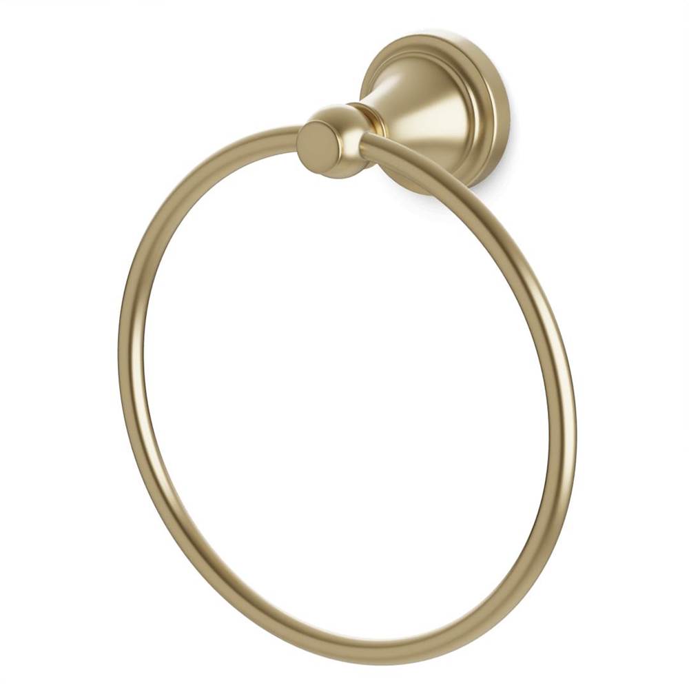 Artos Trova Classic Towel Ring Satin Brass