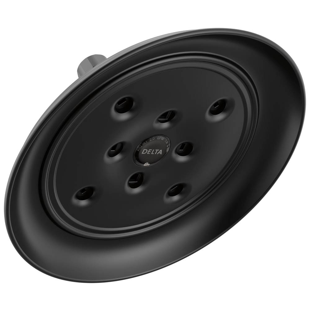 Delta faucet RP70172BL Matte Black RP70172BL Universal Showering Components H2okinetic Raincan Singl - setting Shower Hea - Matte Black