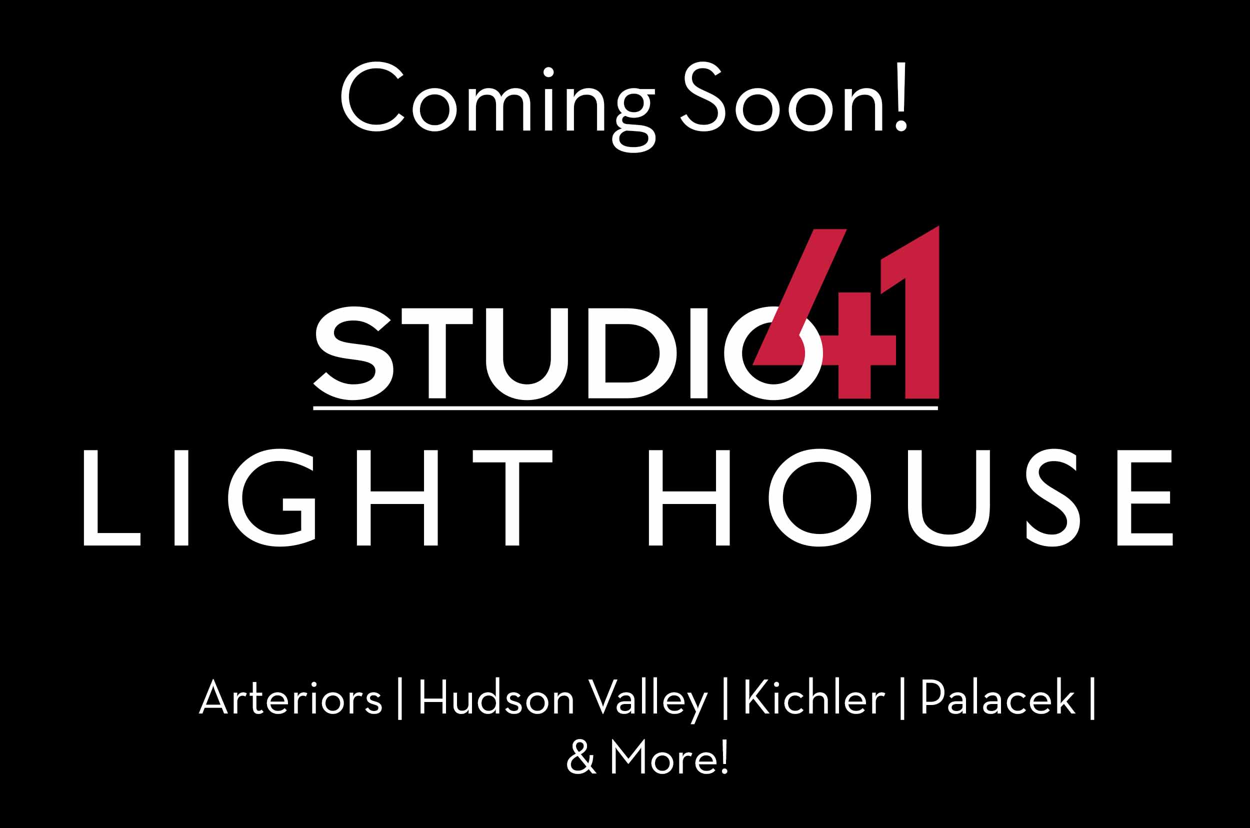 Coming Soon! Studio41 LightHouse in Highland Park, IL - a new premier lighting showroom