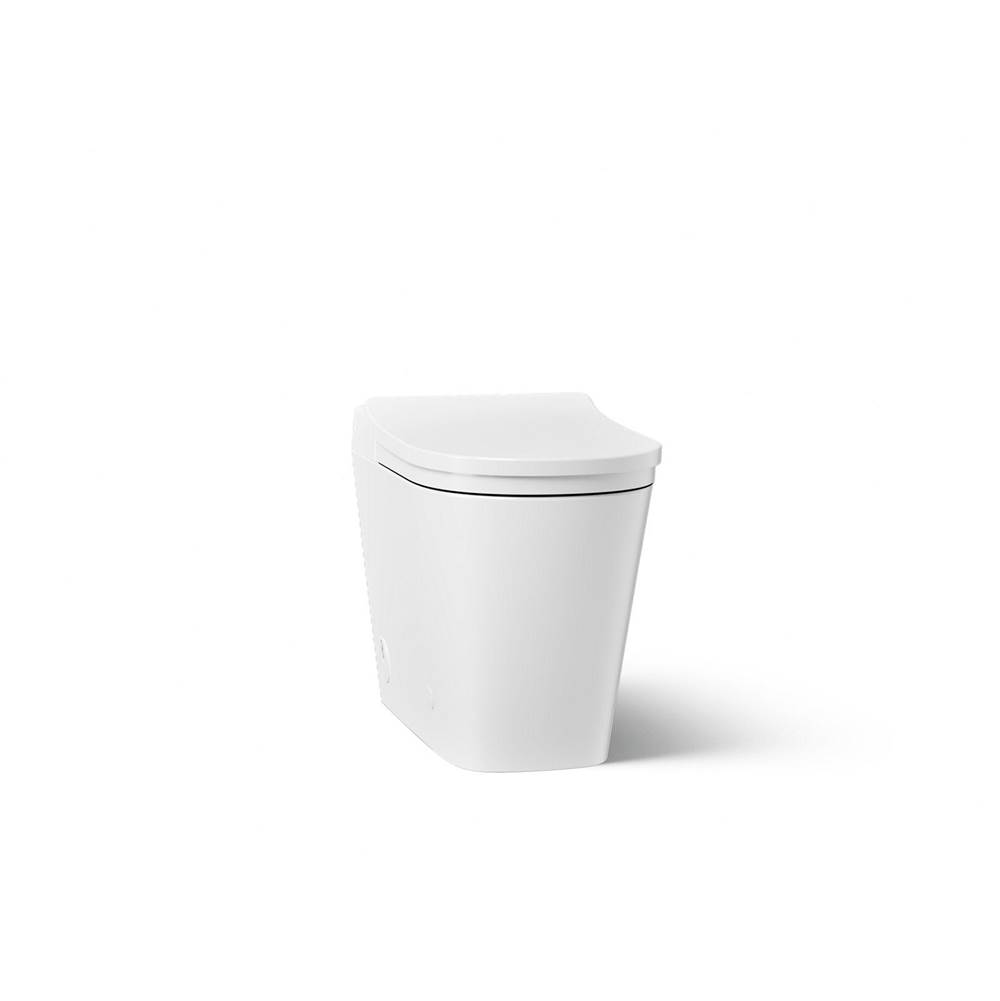 Kohler K342810 White K342810 Leap On - piece Elongated Smart Toilet With Front Bidet Wand Technology, Dua - flus - White