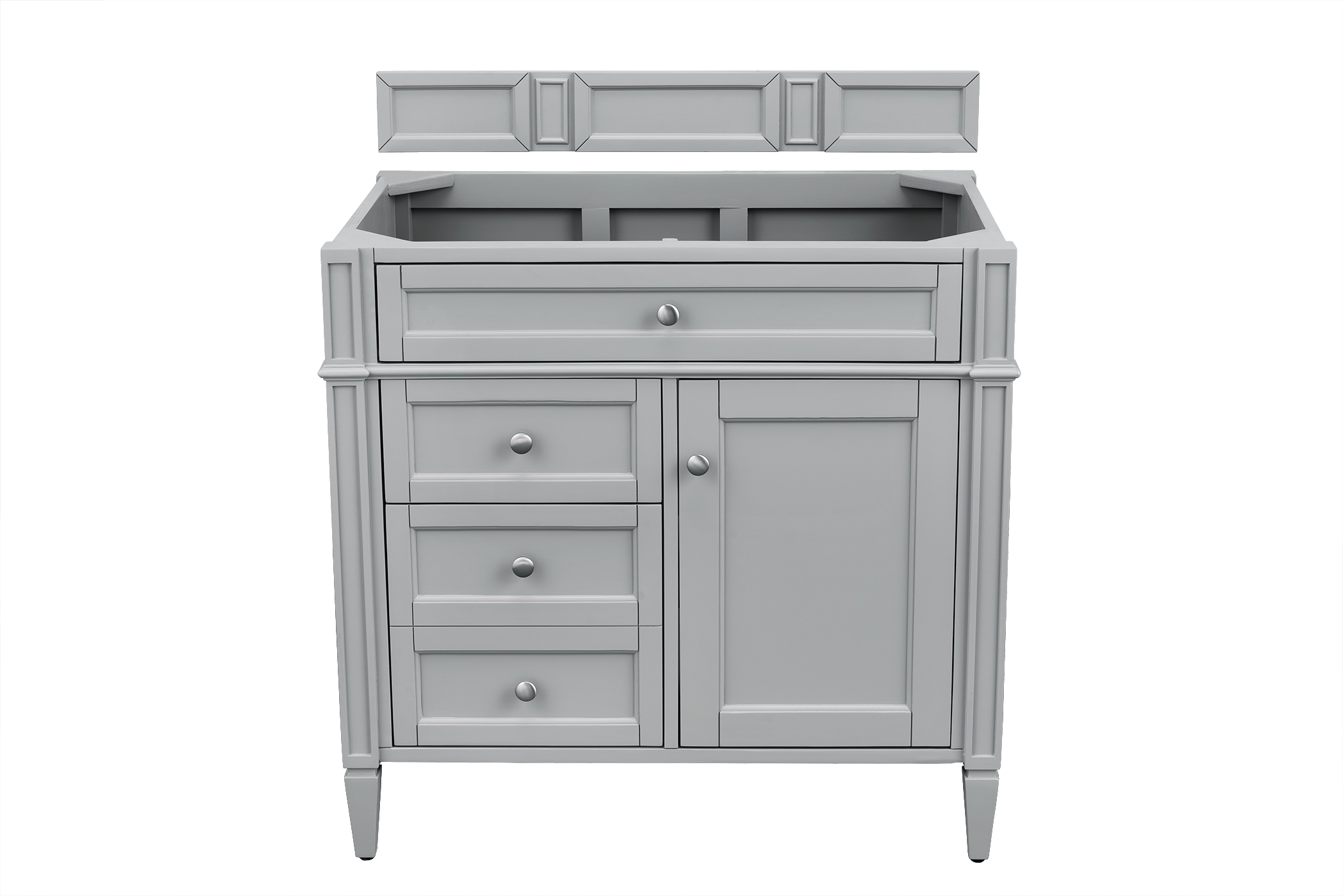 James Martin Vanities 650V36UGR Urban Gray 650V36UGR Brittany 36 Single Vanity Cabine - Urban Gray