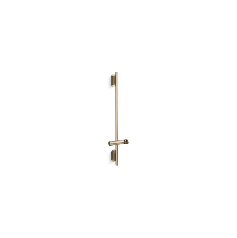 Kohler K26314BV Vibrant Brushed Bronze K26314BV Statement 32'' Deluxe Slidebar With Integrated Water Supply - Vibrant Brushed Bronze
