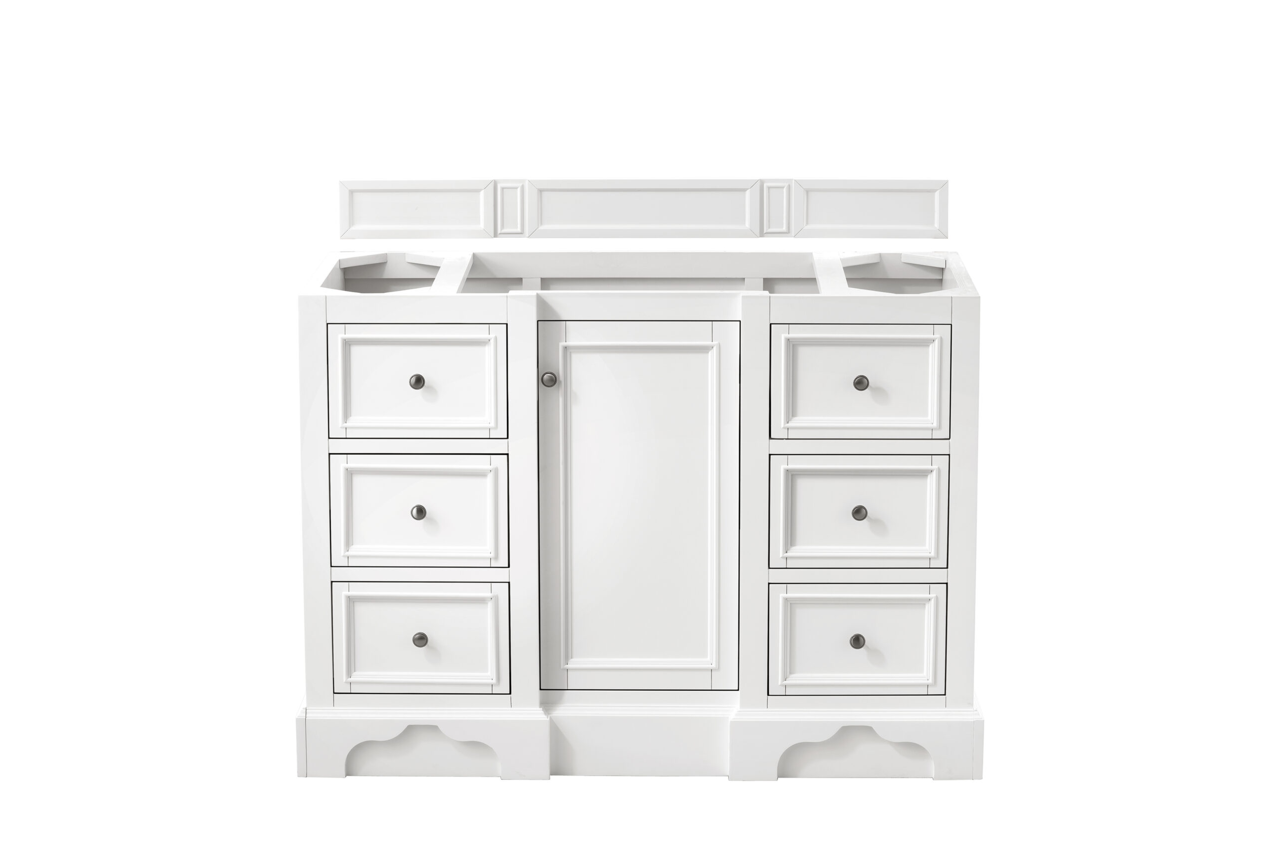James Martin Vanities 825V48BW Bright White 825V48BW De Soto 48 Single Vanity Cabine - Bright White