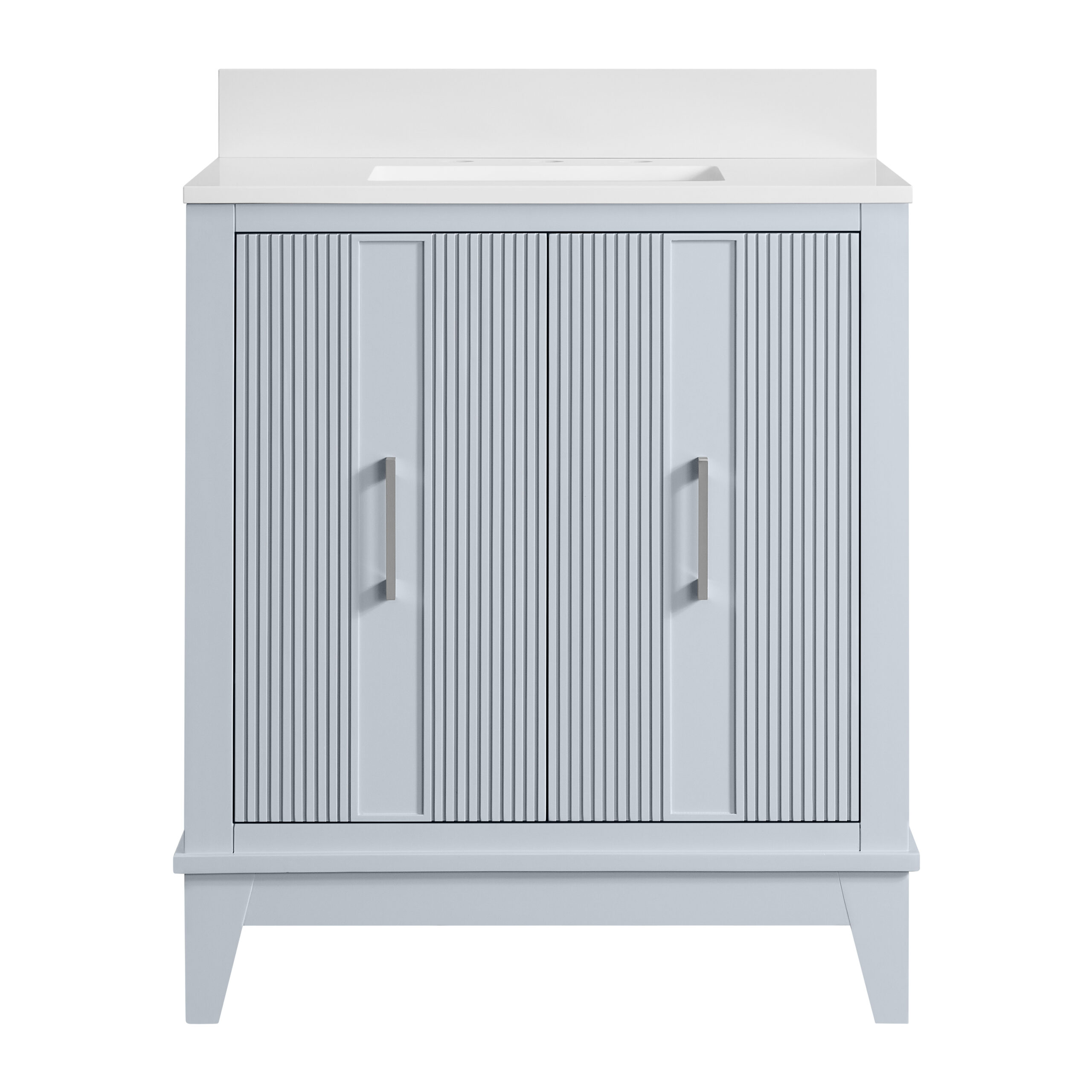 James Martin Vanities N525V30SBL Soft Blue N525V30SBL Fenwick 30 Single Vanit - Soft Blue