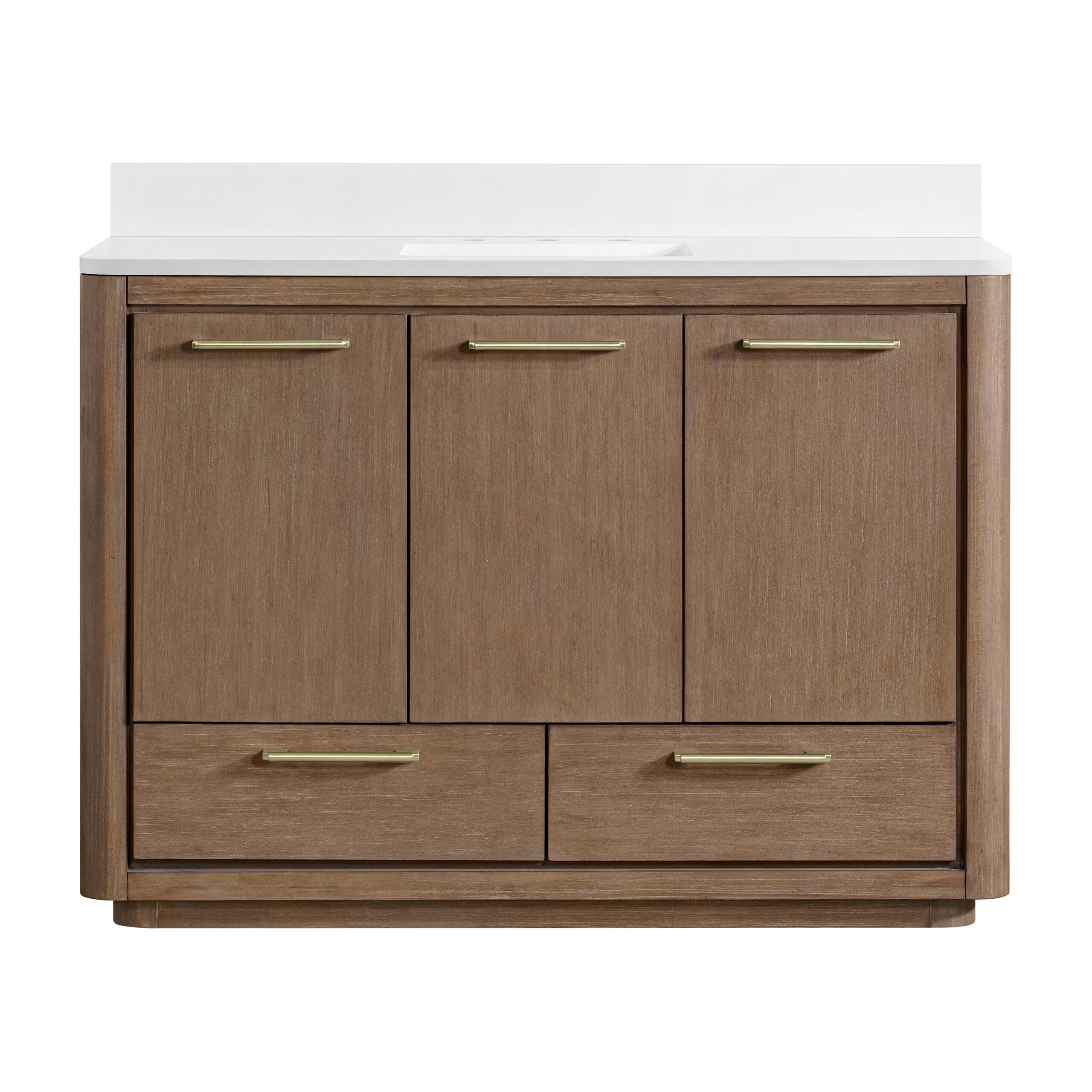 James Martin Vanities N251V48WLD Walnut Drift N251V48WLD Saleya 48 Single Vanity Cabine - Walnut Drift