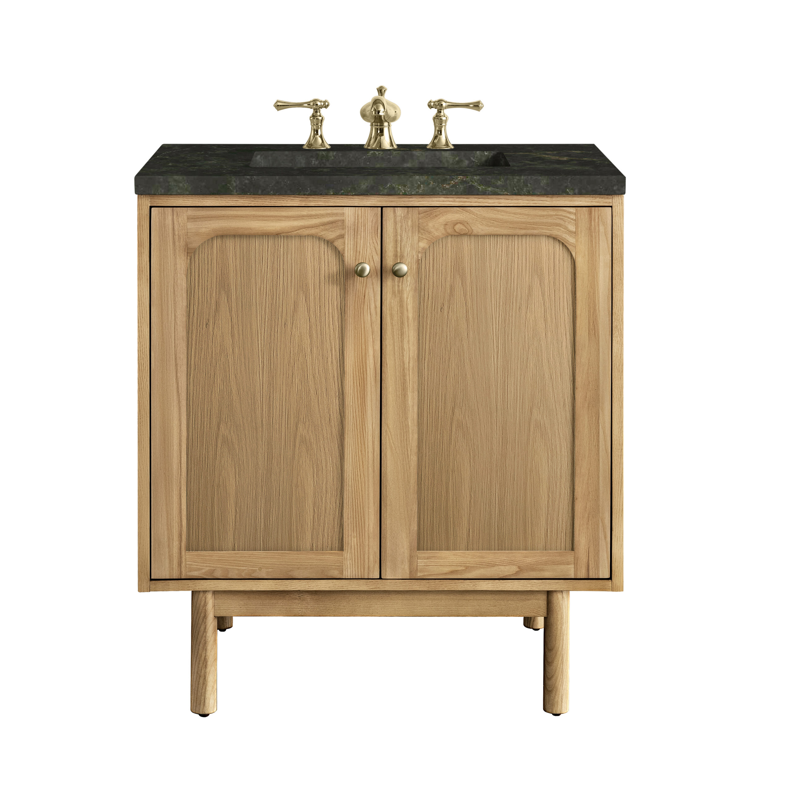 James Martin Vanities 545V30LNO3PHT Light Natural Oak 545V30LNO3PHT Laurent 30 Single Vanity, Light Natural Oak, W/ 3 Cm Phantome Eclos To - Light Natural Oak