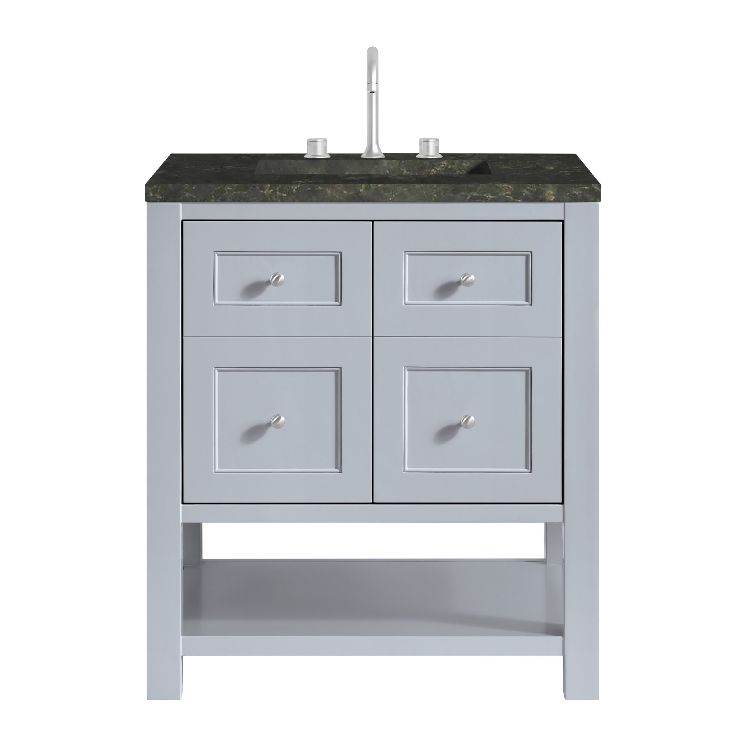 James Martin Vanities 330V30SRB3PHT Serenity Blue 330V30SRB3PHT Breckenridge 30 Single Vanity, Serenity Blue, W/ 3 Cm Phantome Eclos To - Serenity Blue