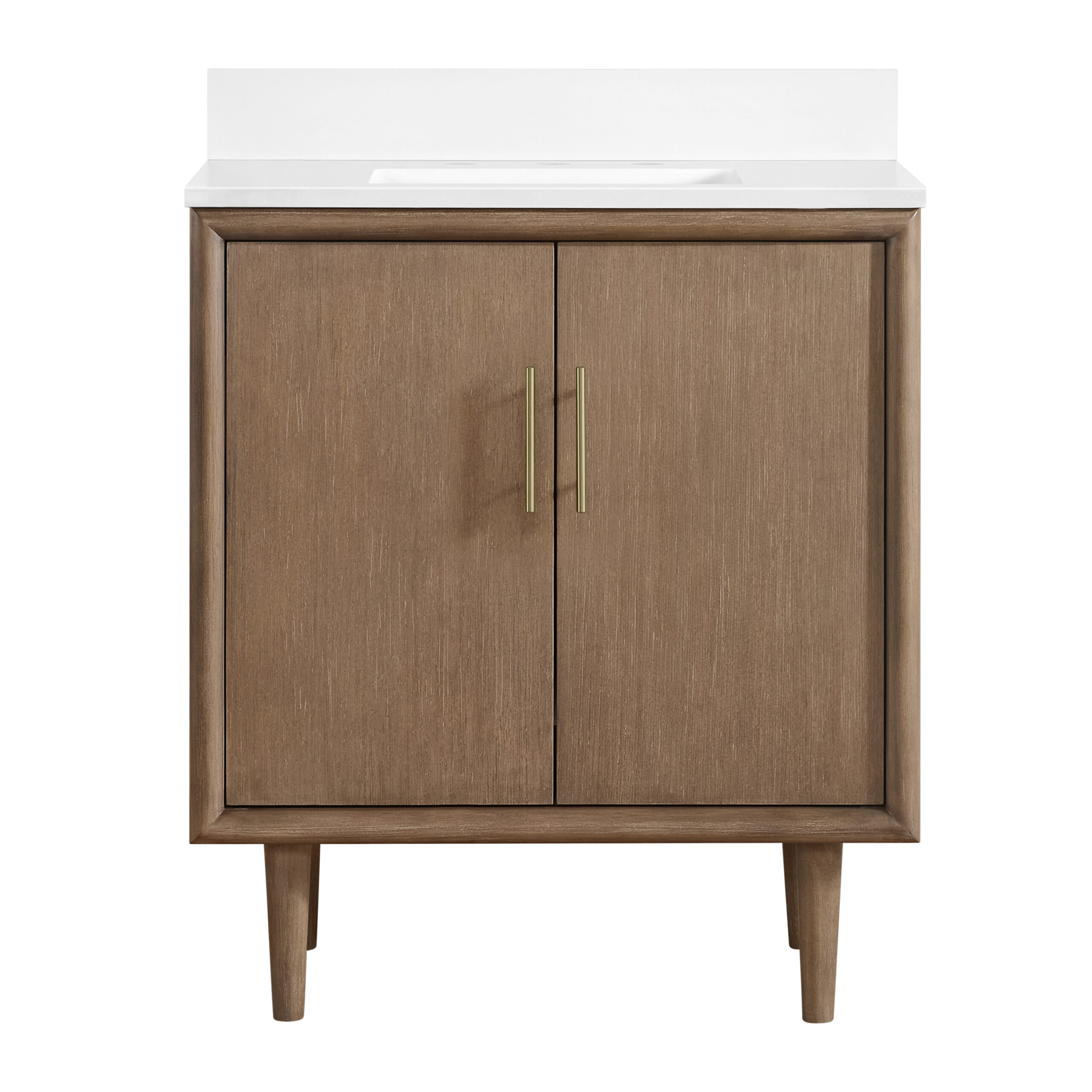 James Martin Vanities NT252V30WLD Walnut Drift NT252V30WLD Mertola 30 Single Vanity Cabine - Walnut Drift