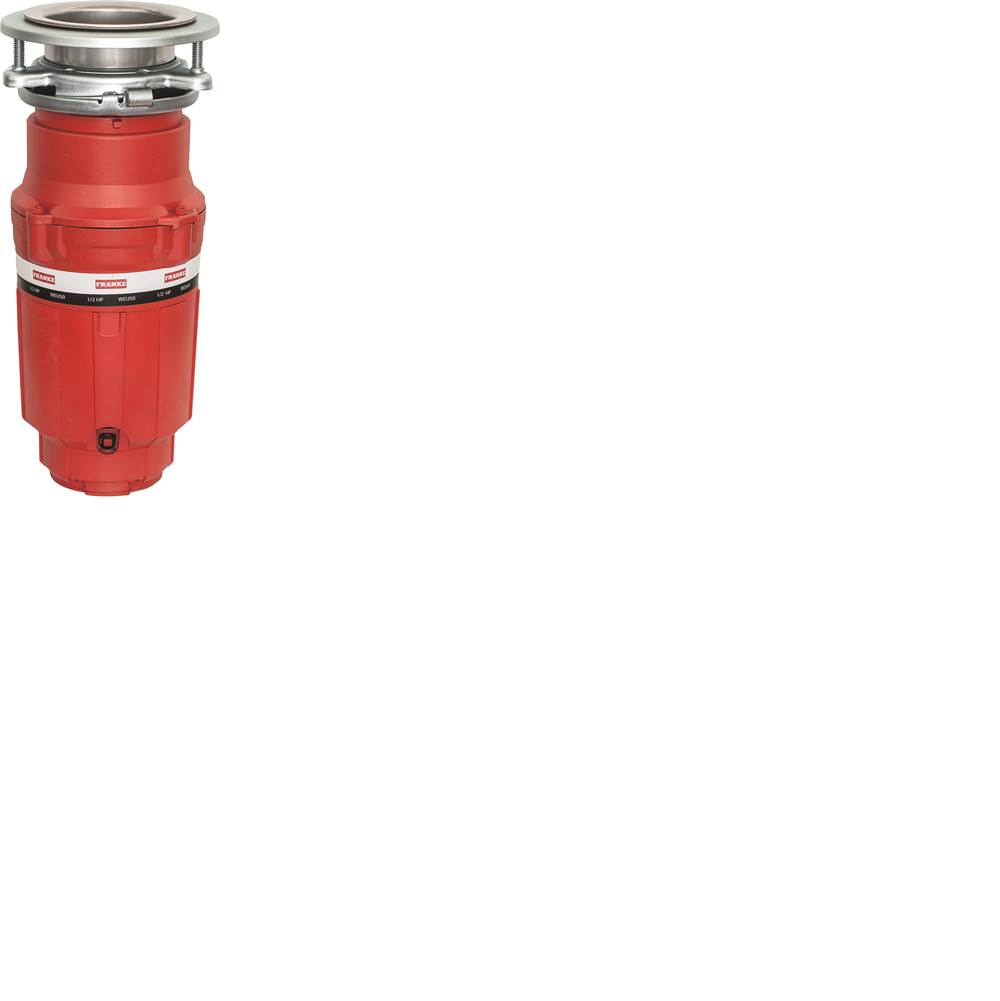 Franke 1/2 Horse Power Compact Waste Disposer Continuous Feed Torque Master 2600 Rpm Jam-resistant Dc Motor In