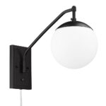 Golden lighting Golden Lighting Glenn 1-light Swing Arm Wall Lamp In