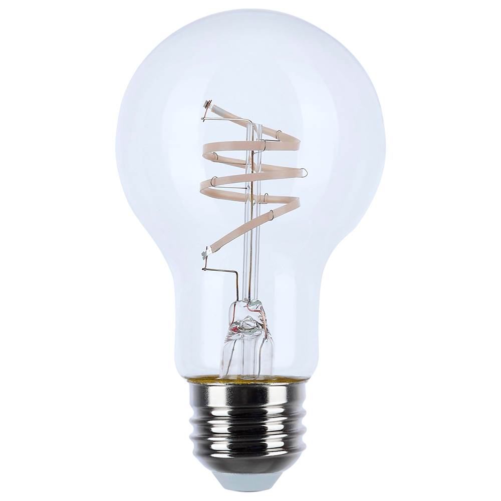 Satco 6 Watt Led - Flex Gray Coil Filament - A19 - Medium Base - 2700k Cct -  - 120 Volt