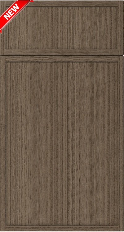 Imported cabinetry narrow shaker door in sand oak color