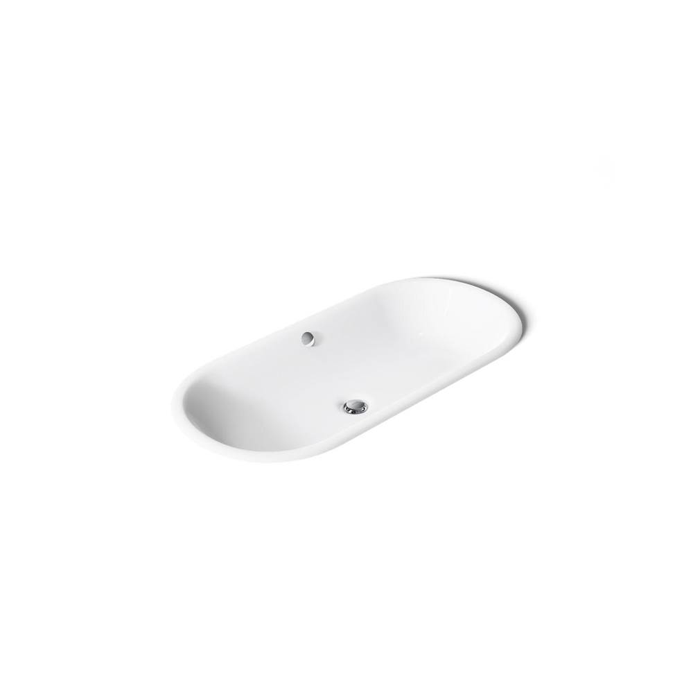 Kohler Iron Plains® 33'' Oval Drop-in/undermount Bathroom Sink