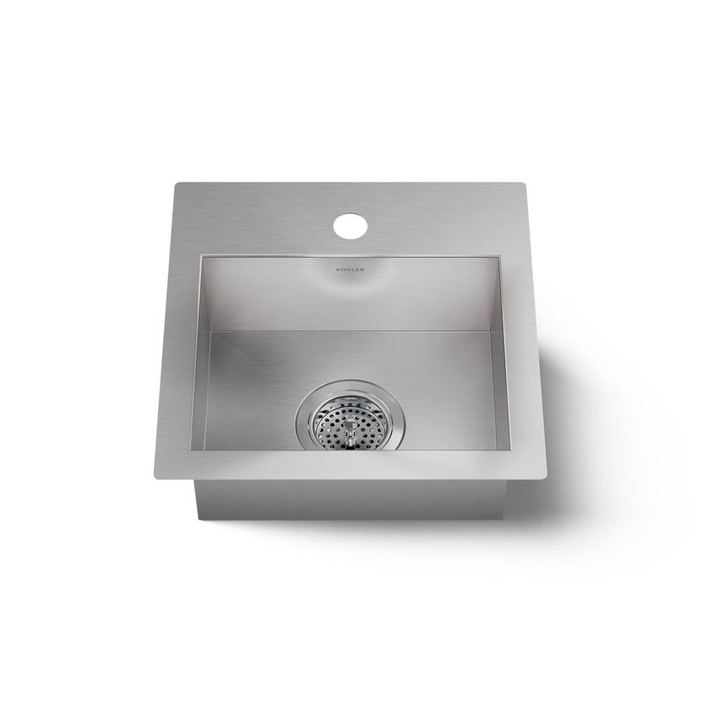 Kohler Vault™ 15'' Top-/undermount Single-bowl Bar Sink
