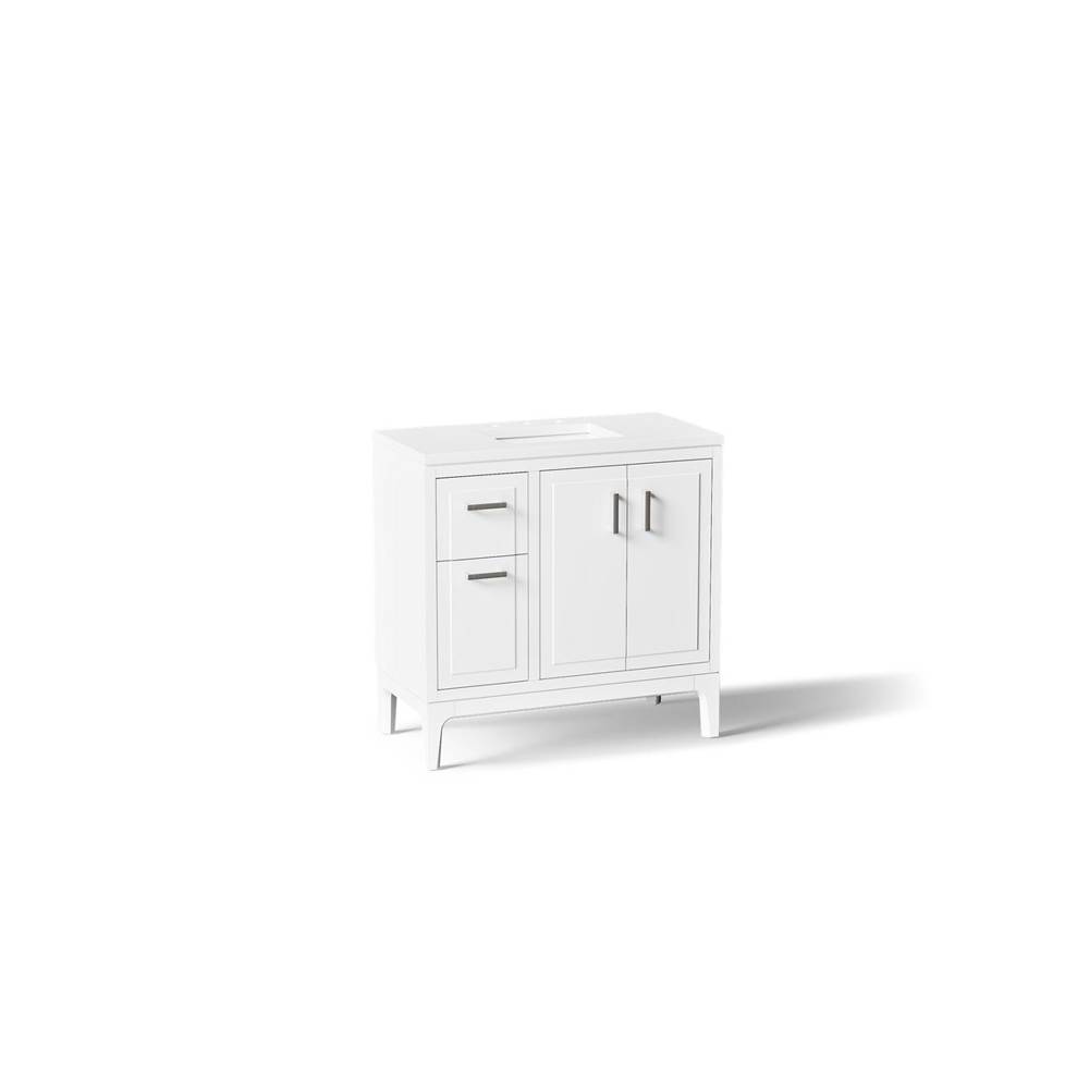 Kohler Seer® 36'' Bathroom Vanity Cabinet With Sink And Quartz Top