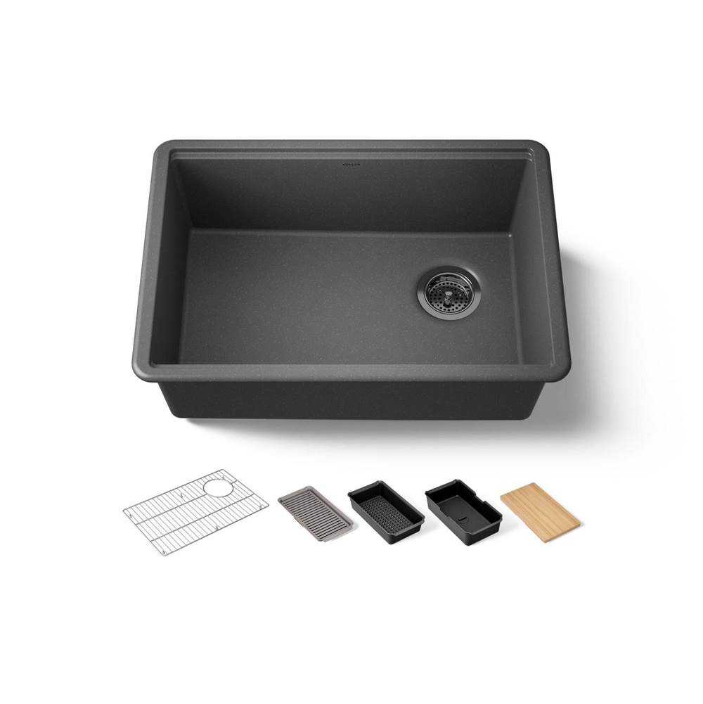 Kohler Billings® 26-1/2'' Undermount Single-bowl Workstation Kitchen Sink