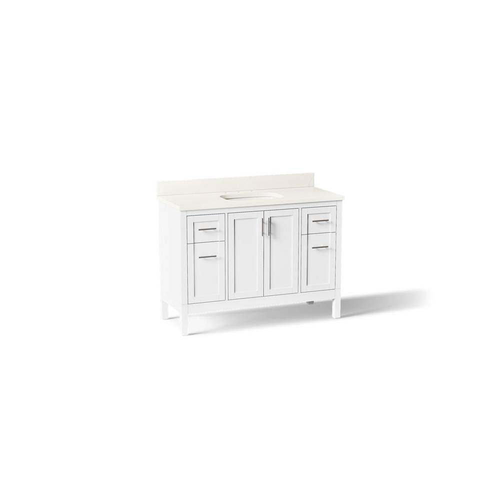 Kohler Hadron™ 48'' Bathroom Vanity Cabinet With Sink And Quartz Top