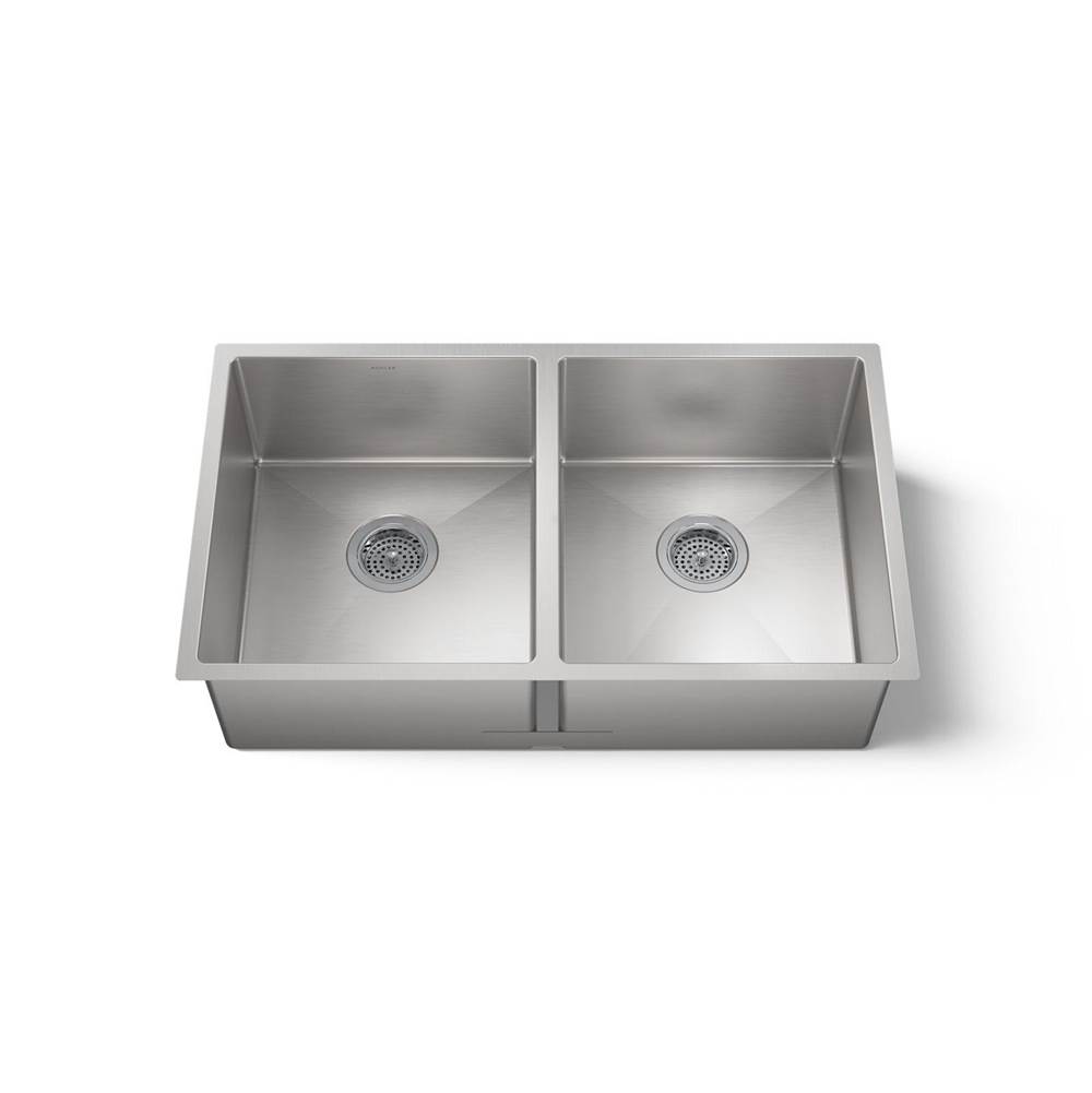 Kohler Strive® 32'' Undermount Double-bowl Kitchen Sink With Accessories