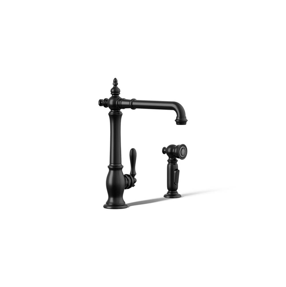Kohler Artifacts® Single-handle Kitchen Sink Faucet With Side Sprayer