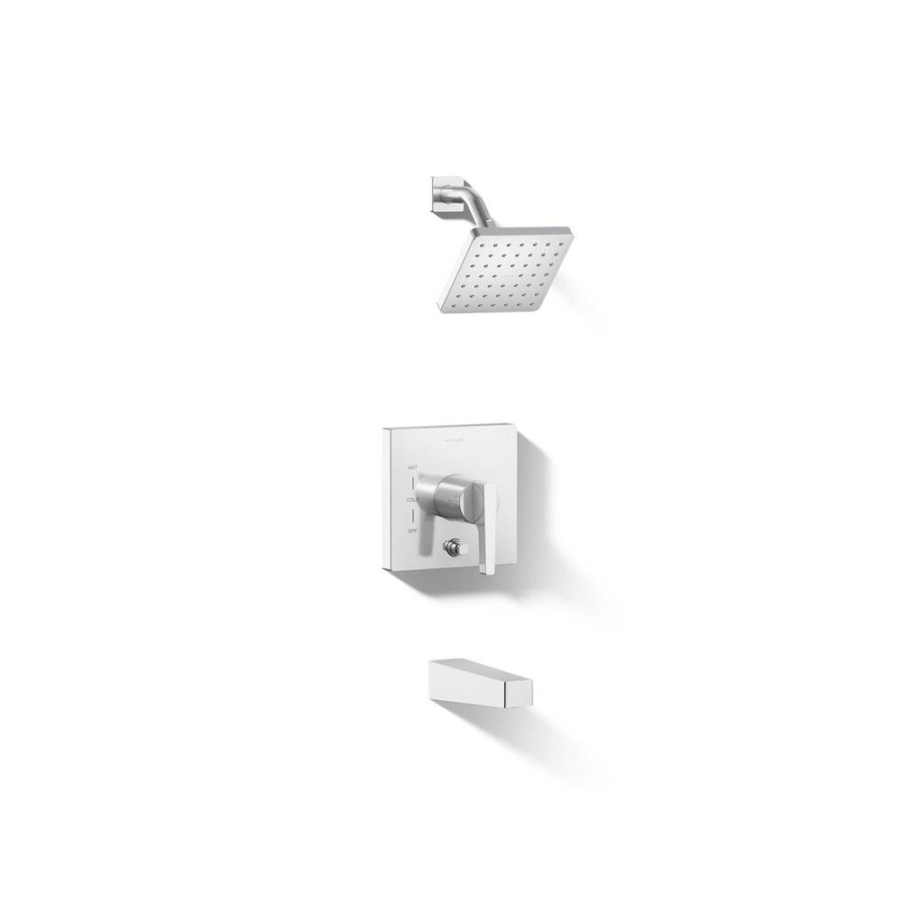 Kohler Honesty® Rite-temp® Bath And Shower Trim Kit With Push-button Diverter